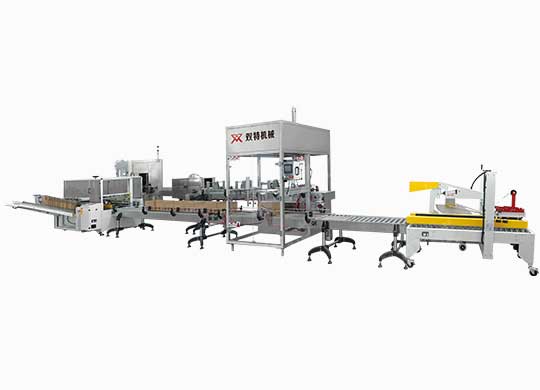ST-ZX-500型全自動(dòng)開(kāi)箱、裝箱、封箱機(jī)組